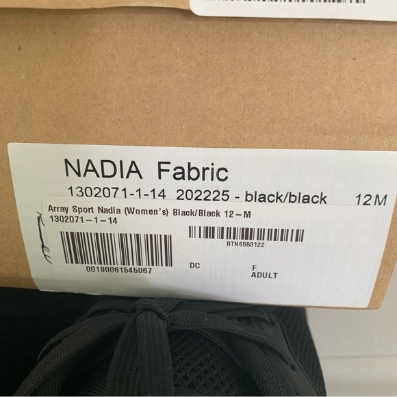 Array Womens Nadia black lace up Athletic and Training Shoes sneakers US 12 M - Picture 9 of 10